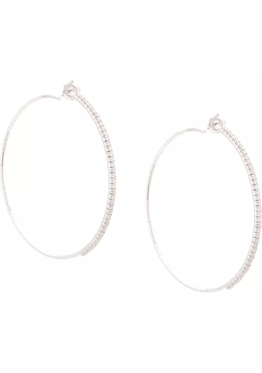 Mattia Cielo 18kt white gold diamond dangle earrings