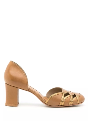 Sarah Chofakian D'orsay Aquavit pumps - Brown