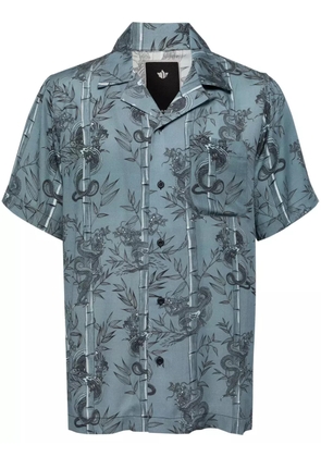 Maharishi Dragon Bamboo shirt - Blue