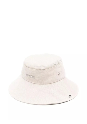 Jacquemus Le Bob De-Nîmes bucket hat - Neutrals