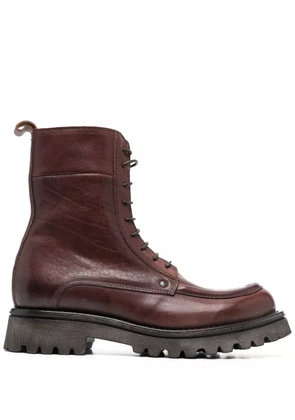 Moma 40mm ridged ankle boots - Brown