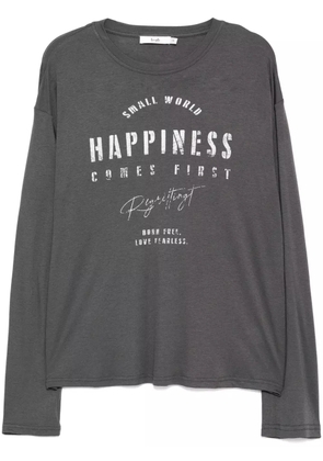 b+ab printed t-shirt - Grey