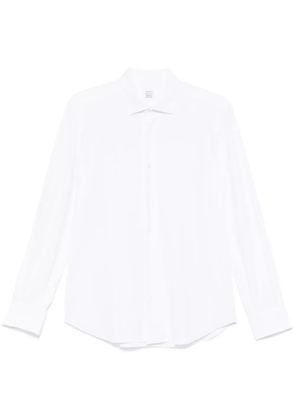 Mazzarelli piqué-weave shirt - White