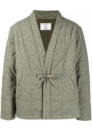 Maharishi padded tie-waist jacket - Green