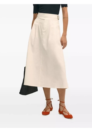 Brooks Brothers high-waisted pleated skirt - White