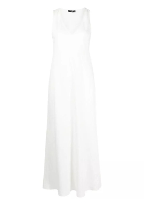 VOZ v-neck maxi dress - White