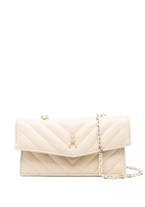 Patrizia Pepe quilted shoulder bag - Neutrals
