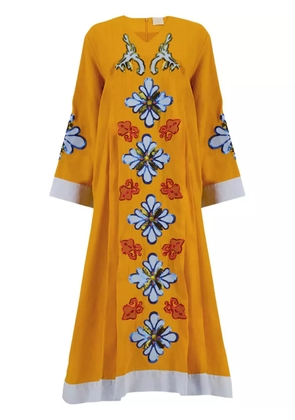 PAULA Crystal maxi dress - Orange