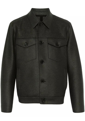 Harris Wharf London Western shirt jacket - Green