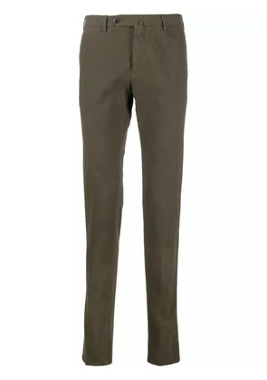 PT Torino mid-rise straight-leg trousers - Green