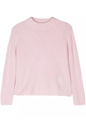 Emporio Armani crew-neck ribbed-knit jumper - Pink