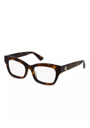 Gucci Eyewear butterfly-frame glasses - Brown