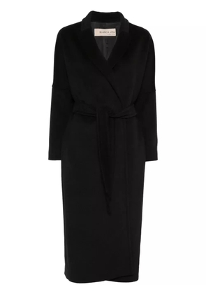 Blanca Vita textured coat - Black