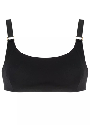 Lenny Niemeyer diamond-pattern bikini top - Black