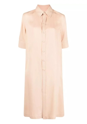 Jil Sander short-sleeve midi shirtdress - Neutrals