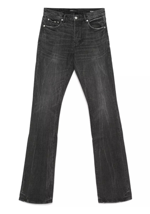 Purple Brand P072 Raw Super Stack Flare jeans - Black