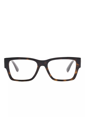 Versace Eyewear tortoiseshell-effect glasses - Brown