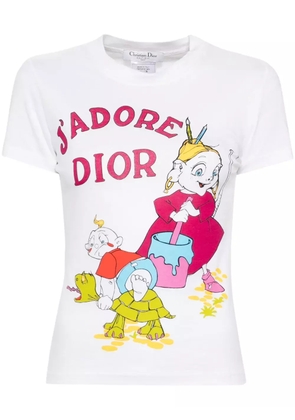 Christian Dior Pre-Owned 2002 graphic-print T-shirt - White