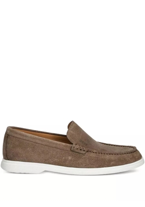 BOSS suede loafers - Neutrals