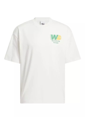 adidas Worldwide Hoops Spotlight GFX T-shirt - White