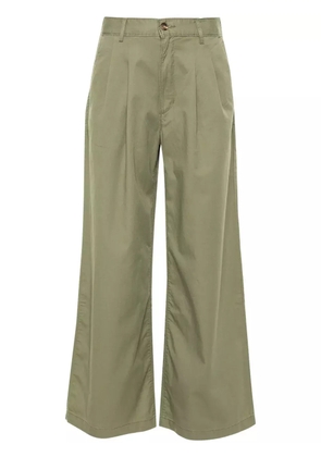 Levi's pleat-detail wide-leg trousers - Green