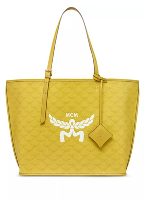 MCM logo tote bag - Yellow