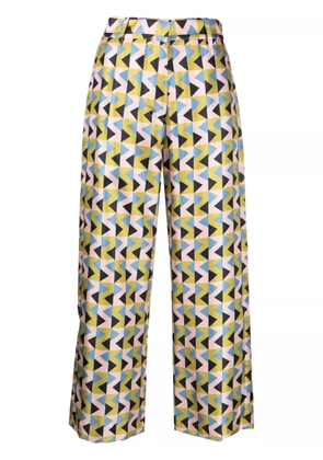 PAULA Ametista silk trousers - Green