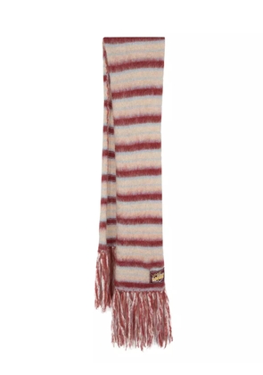 Marni striped knit scarf - Neutrals