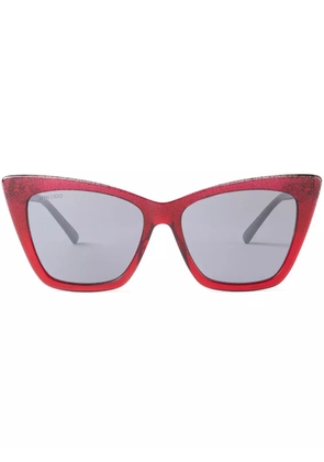 Jimmy Choo Eyewear Lucine cat-eye sunglasses - Red