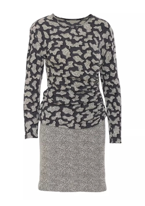 Vintage Pre-Owned stretch-jersey suit - Grey