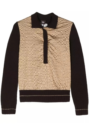 Versace Pre-Owned 2001-2002 knitted polo top - Gold