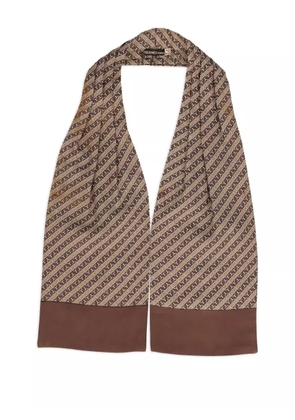 Hermès Pre-Owned silk scarf - Brown