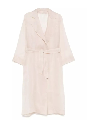 Blanca Vita transparent trench coat - Neutrals