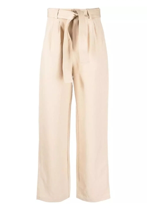 Woolrich tie-up-belt wide-leg trousers - Neutrals
