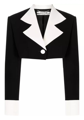 Kimhekim two-tone cropped jacket - Black