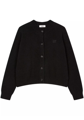 STUDIO TOMBOY round-neck wool cardigan - Black