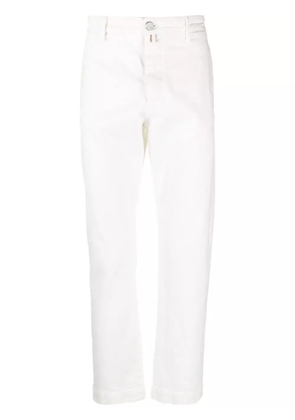 Jacob Cohën logo-print straight-leg jeans - White