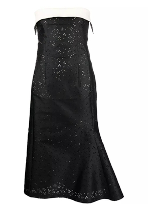 Philosophy Di Lorenzo Serafini pointelle knit midi dress - Black