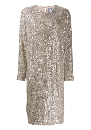 In The Mood For Love Elisa sequined cocktail dress - Neutrals