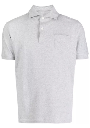 Private Stock The Leopold striped polo shirt - Grey