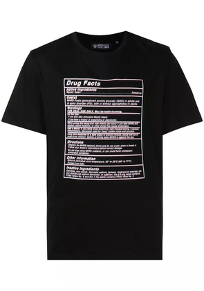 Mostly Heard Rarely Seen graphic-print stretch-cotton T-shirt - Black