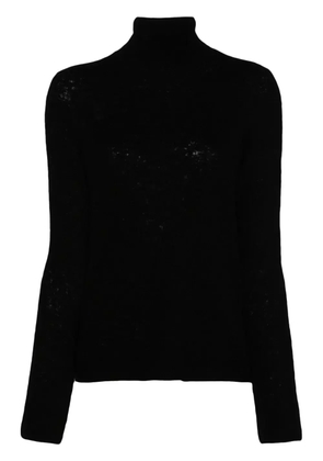 Jil Sander boiled wool sweater - Black
