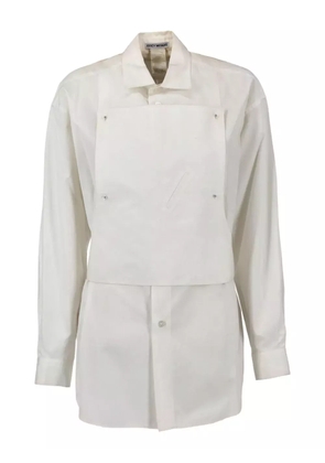 Issey Miyake Pre-Owned layered shirt - White