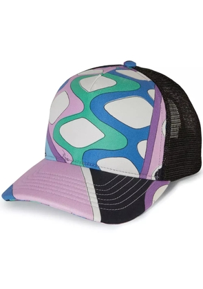 PUCCI Vivara-print panelled cap - White