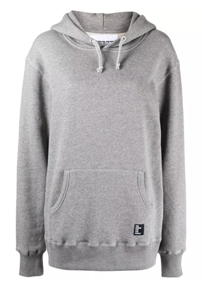 The Power For The People rear logo-print hoodie - Grey