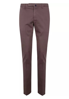 Incotex slim-cut chino trousers - Brown
