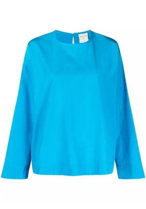 Forte Forte boxy long-sleeve blouse - Blue