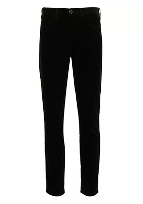 Emporio Armani slim-cut mid-rise jeans - Black