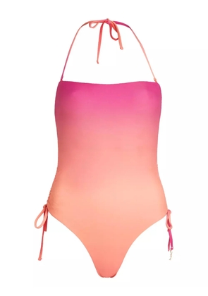 Karl Lagerfeld printed swimsuit - Pink