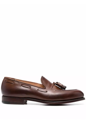 Crockett & Jones tassel trim loafers - Brown